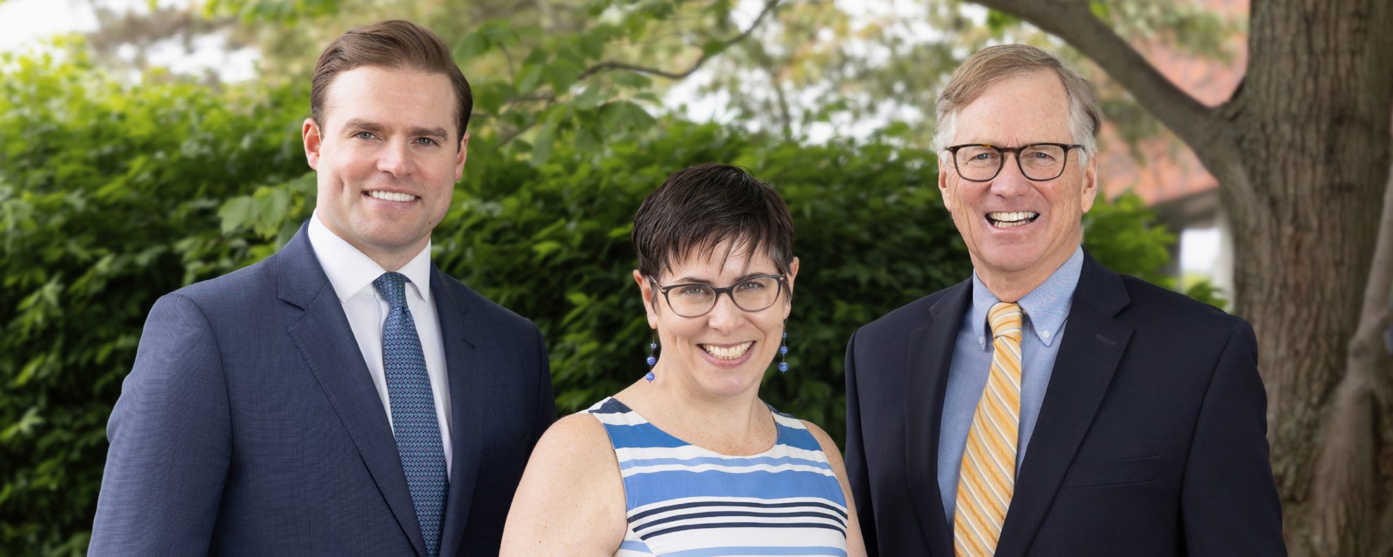 L to R: Elijah Conte, Carrie Redmond, and James Gregg